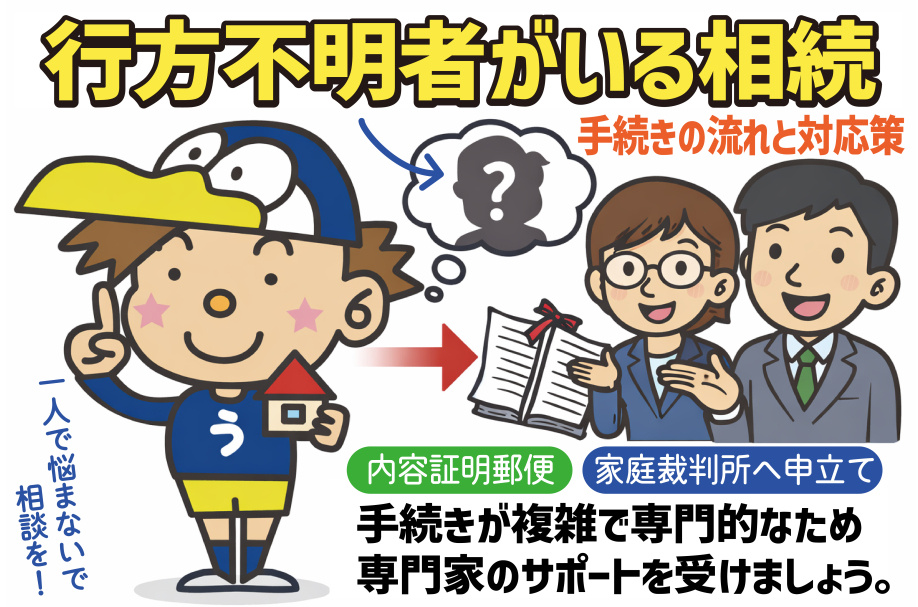相続人が行方不明の場合は家庭裁判所へ！手続きの流れや必要書類も解説の画像