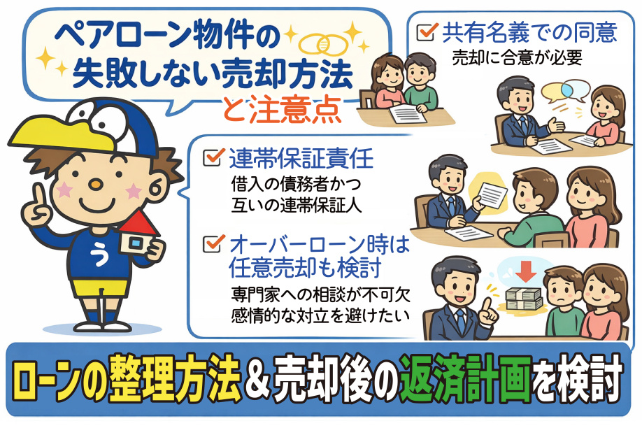ペアローン物件の売却時に必要な注意点は？失敗しない売却方法も紹介の画像