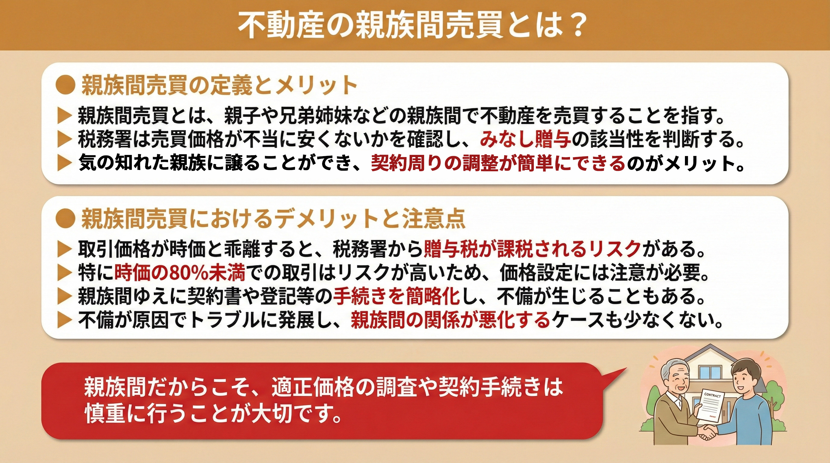 不動産の親族間売買とは？