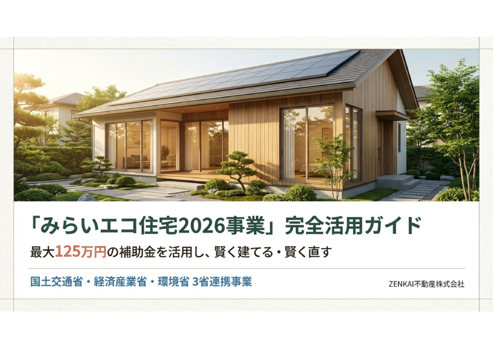 みらいエコ住宅2026完全ガイドの画像