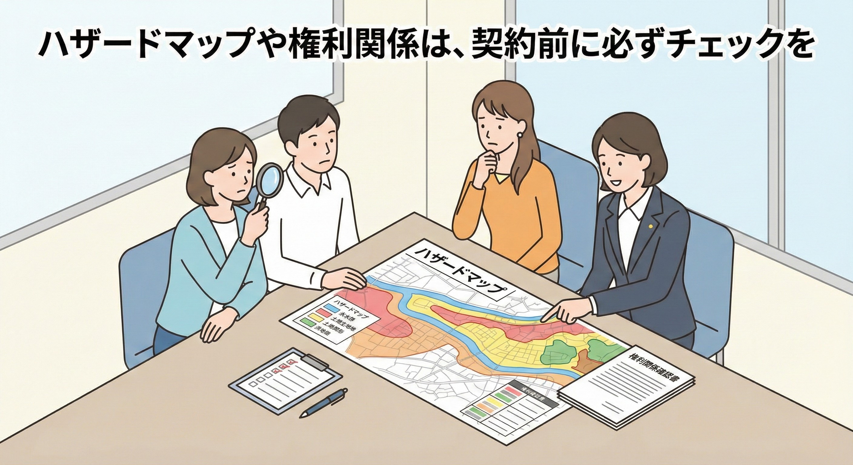 重要事項説明の様子