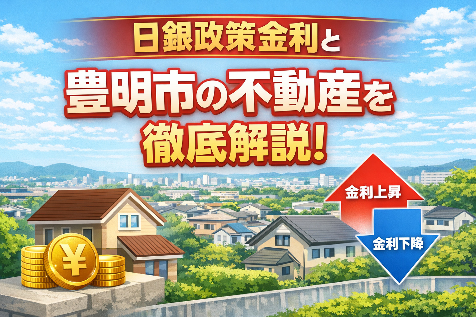 【2026年最新版】日銀政策金利で豊明市の不動産価格はどうなる？住宅ローンと売り時・買い時をプロが徹底解説の画像