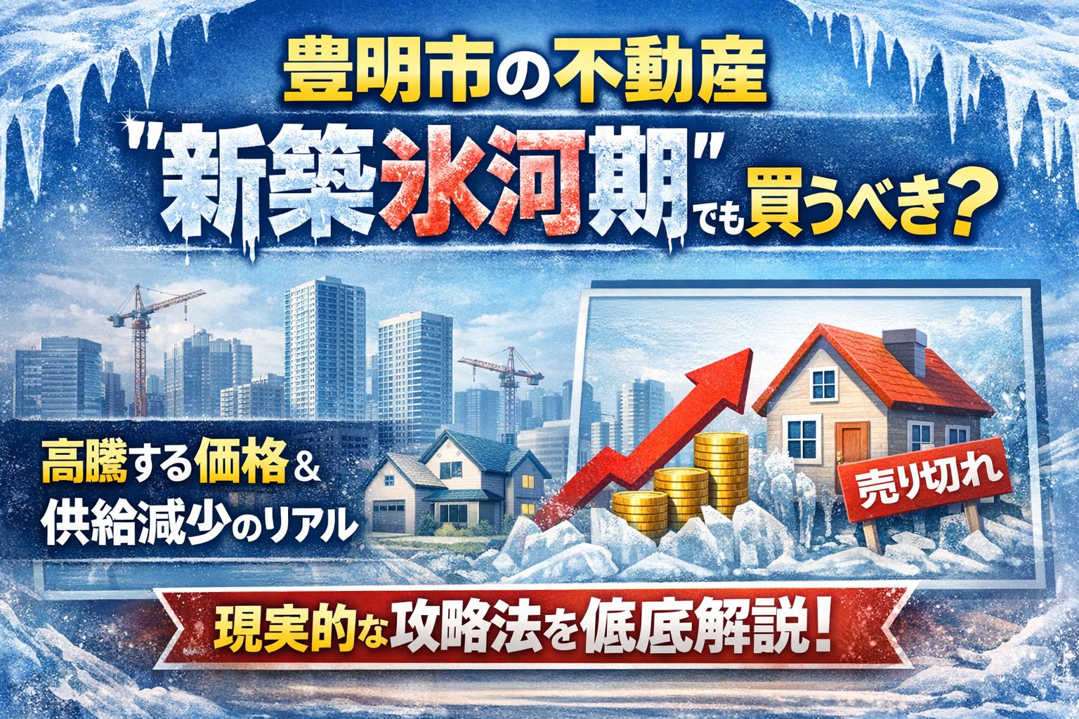 【2026年最新版】豊明市の不動産は“新築氷河期”でも買うべき？価格高騰・供給減少の今取るべき現実戦略の画像