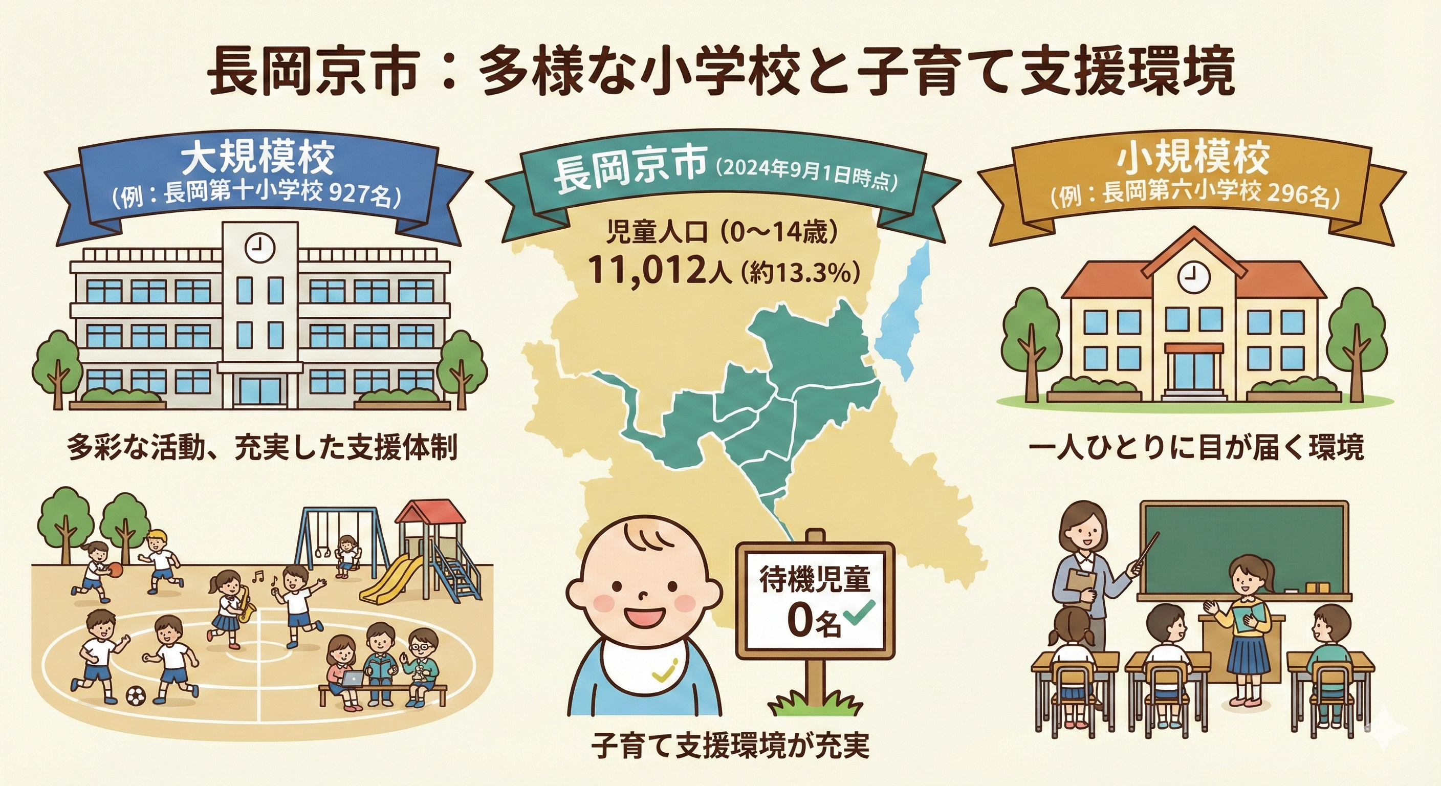 長岡京市の小学校の学区や評判は？子育てに役立つ情報も紹介の画像