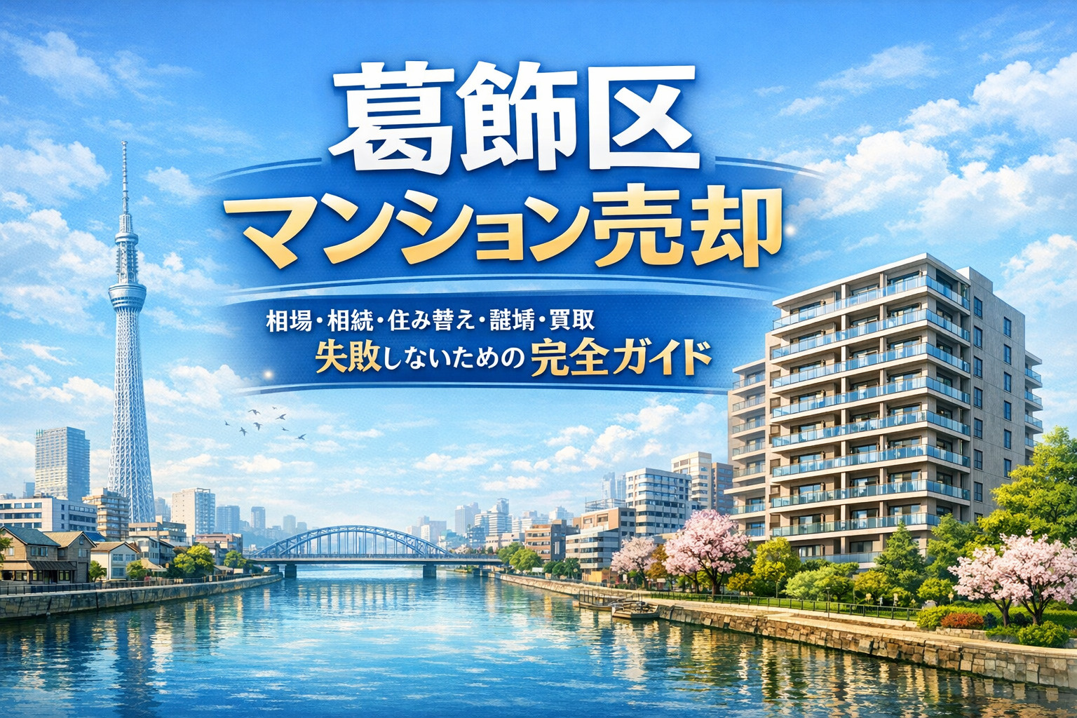 葛飾区でマンション売却を検討中の方向け｜相続・住み替え・離婚・買取まで対応する不動産のみらい