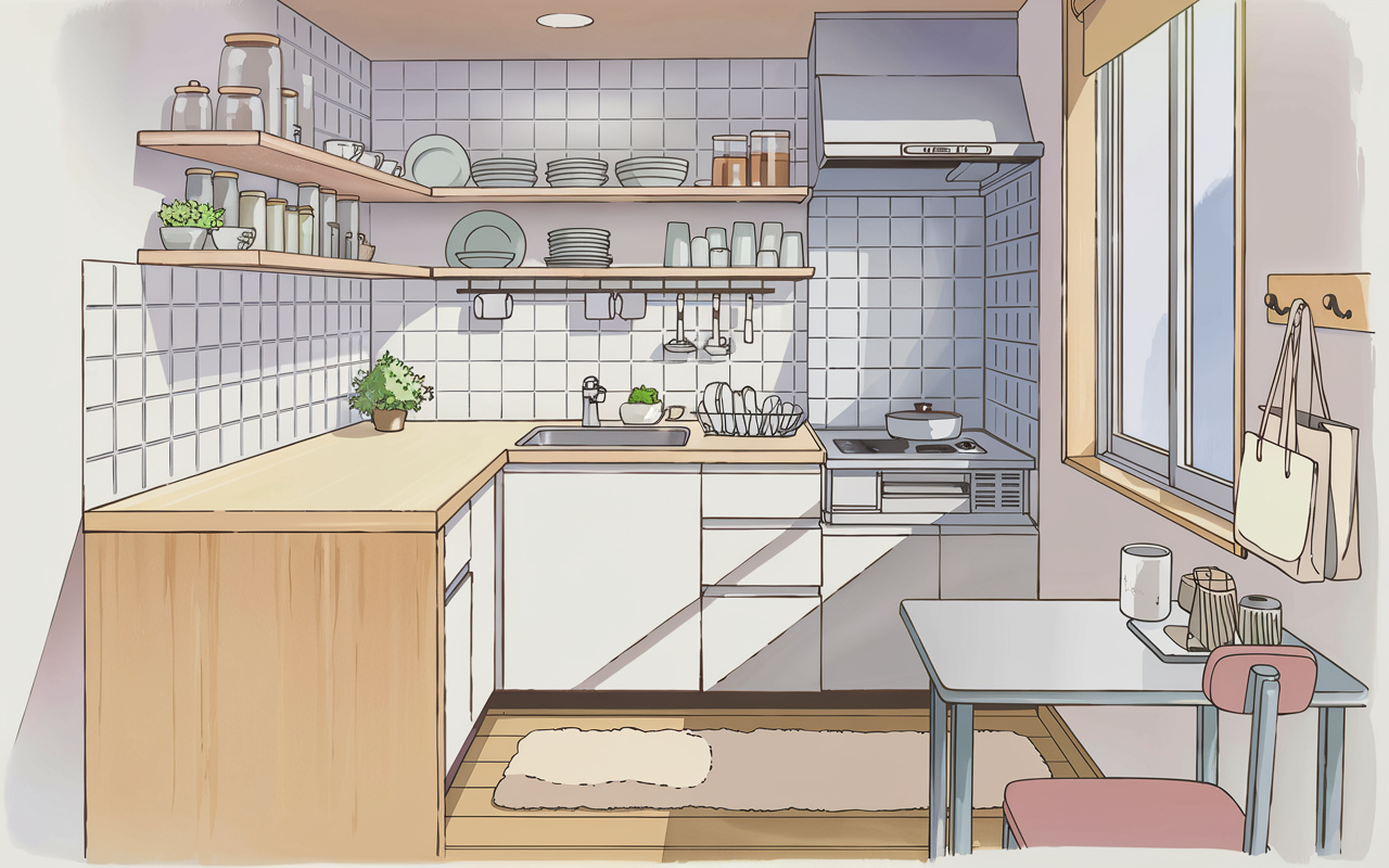 キッチン収納は悩む?すっきり使いやすい整理術も紹介の画像