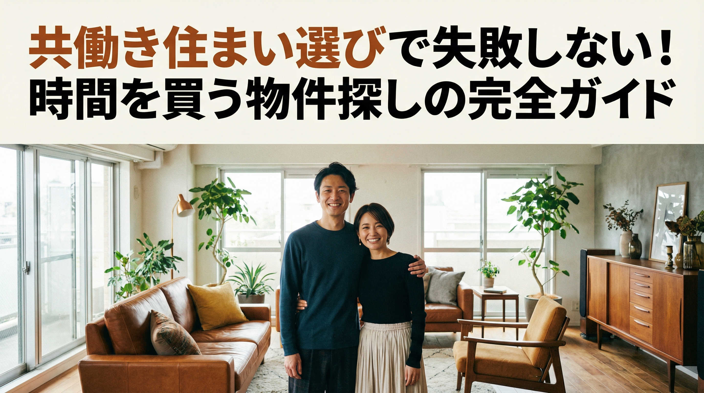 共働き住まい選びで失敗しない!時間を買う物件探しの完全ガイドの画像
