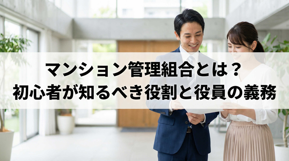 マンション管理組合とは？初心者が知るべき役割と役員の義務の画像