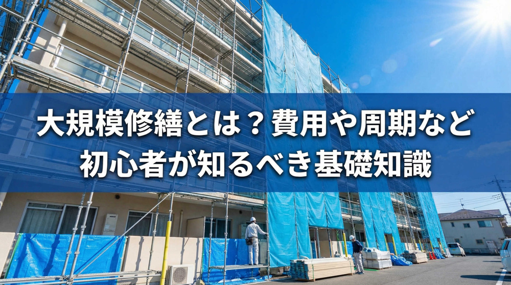 大規模修繕とは？費用や周期など初心者が知るべき基礎知識の画像
