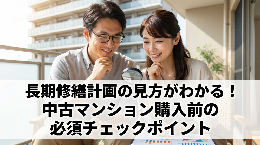 長期修繕計画の見方がわかる！中古マンション購入前の必須チェックポイントの画像