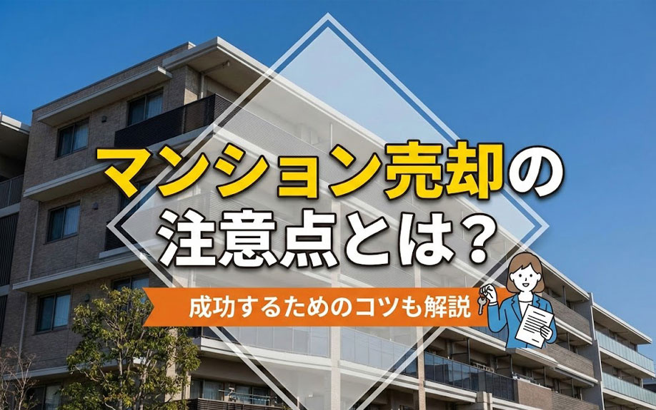 マンション売却の注意点とは？成功するためのコツも解説