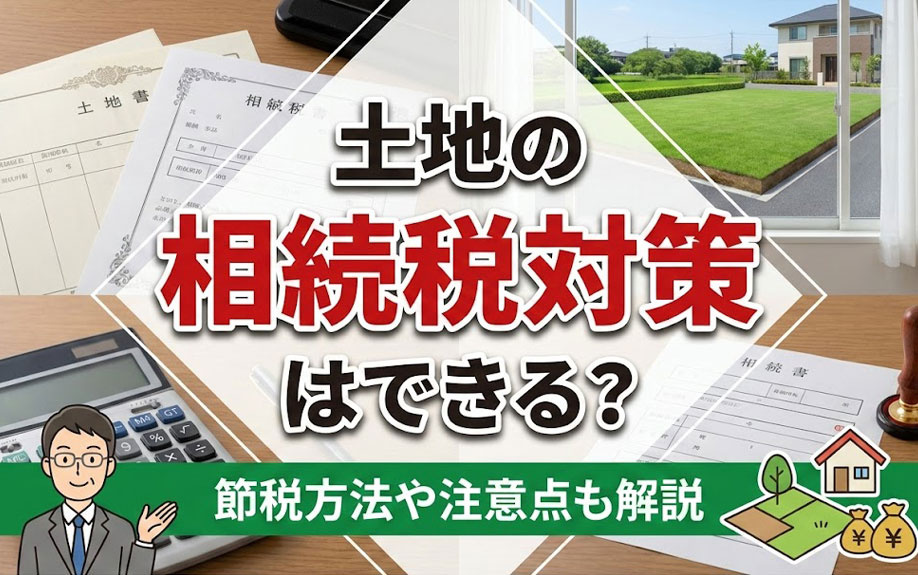 土地の相続税対策はできる？節税方法や注意点も解説