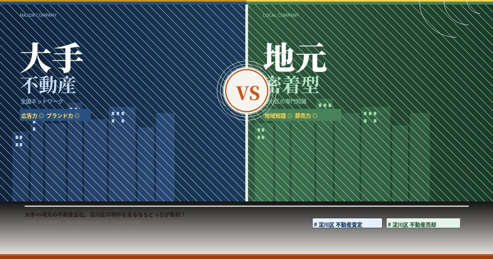 【2026年】大手vs地元の不動産会社。淀川区の物件を売るならどっちが有利？ の画像