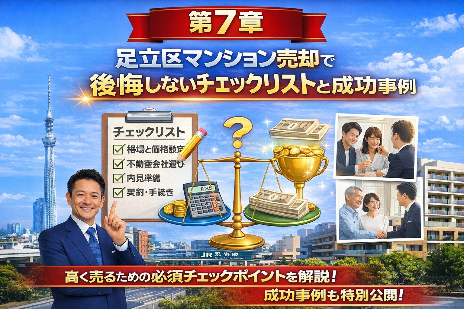 足立区マンション売却で後悔しないためのまとめ