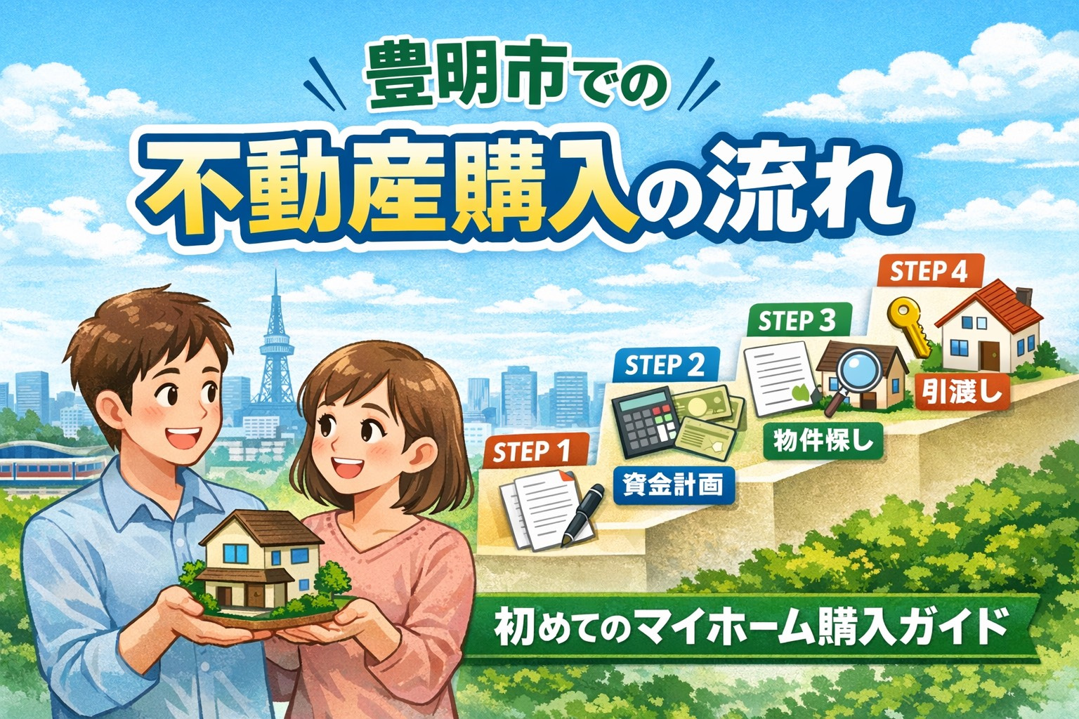 【完全解説】豊明市で不動産を購入する流れ｜初めてのマイホームでも安心ガイドの画像