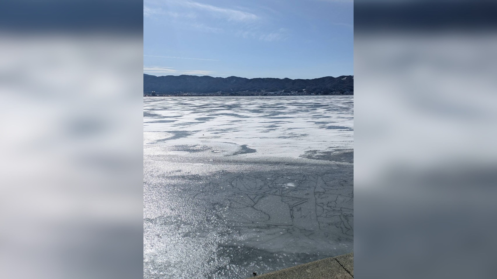 御神渡りの画像