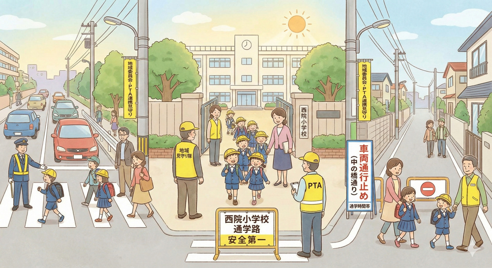 西院小学校の学区は子育て環境がどうなのか？右京区で暮らす家族向け情報を紹介の画像