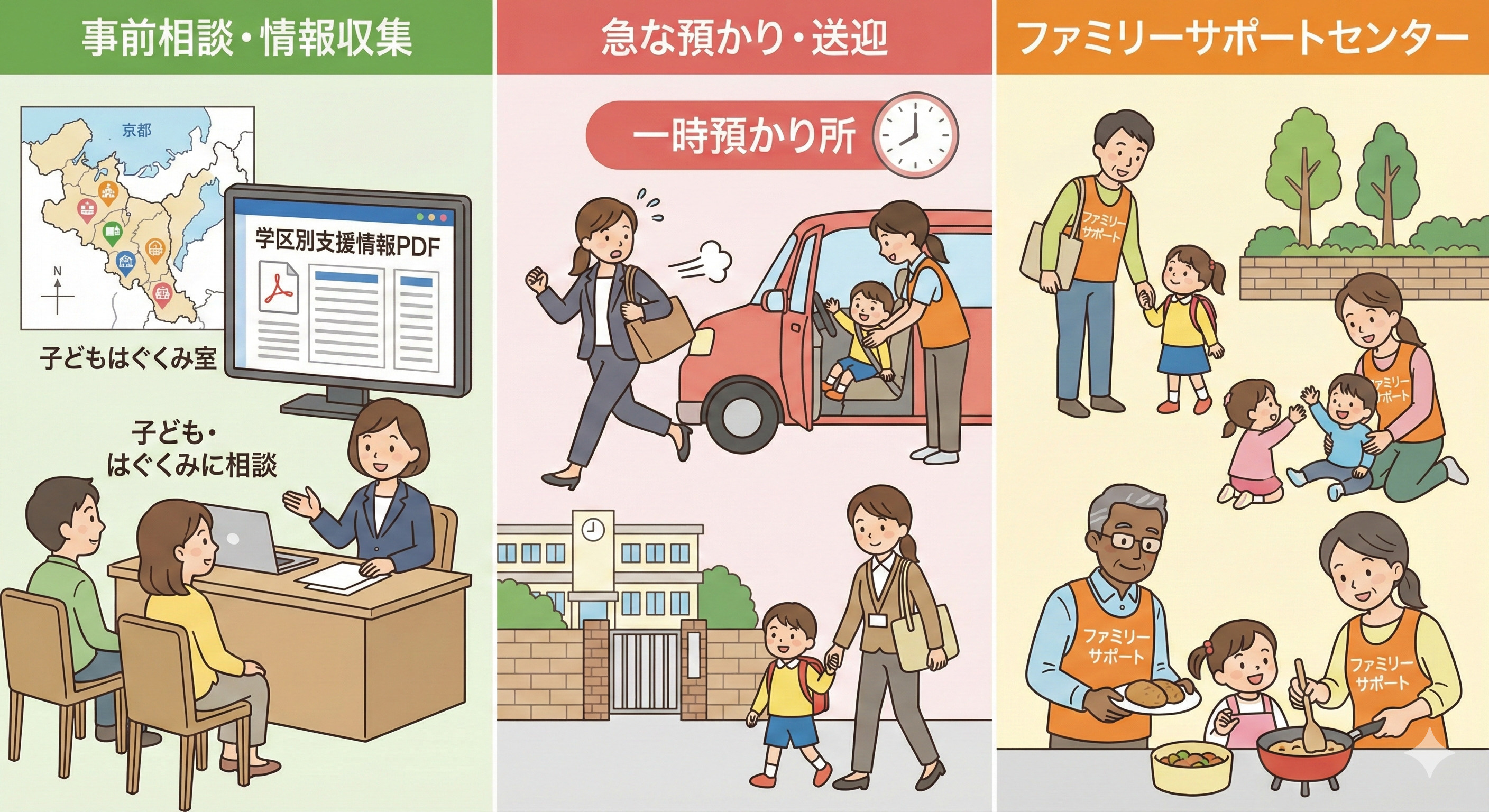 右京区で小学校と治安の評判は？子育て環境や便利な支援制度も紹介の画像