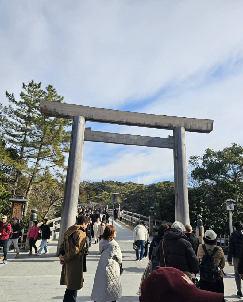 伊勢神宮参拝の画像