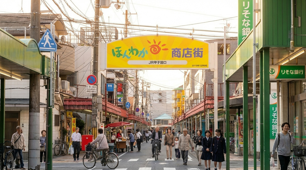 JR甲子園口の住みやすさ｜大阪14分！商店街と自然の調和の画像