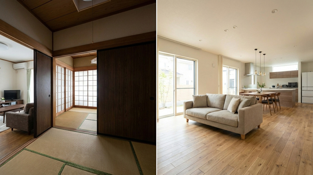 西宮の中古マンションリノベ｜和室を洋室にする費用と工期の画像