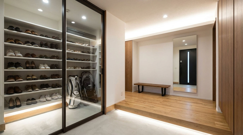 西宮の中古リノベ｜デッドスペース活用で収納倍増の裏技の画像