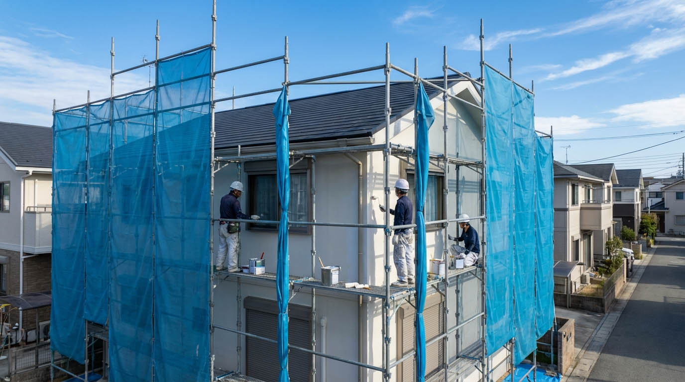外壁塗装の時期と費用|西宮の海風・紫外線対策の画像