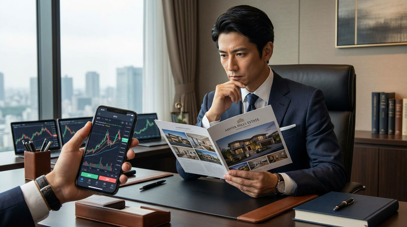 仮想通貨が分離課税20%へ！利益で狙う阪神間の不動産投資の画像