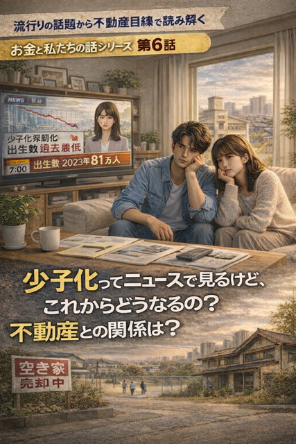 流行りの話題から不動産目線で読み解く　お金と私たちの話　第６話の画像