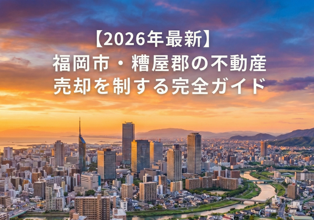 【2026年最新】福岡市・糟屋郡の不動産売却を制する完全ガイドの画像