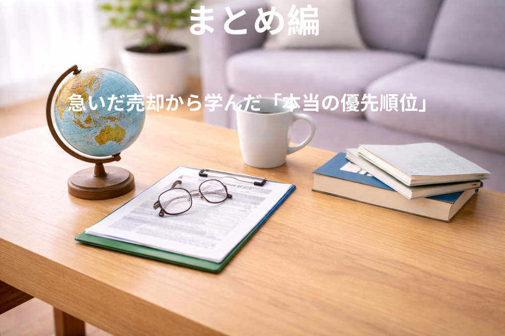 急いだ売却から学んだ「本当の優先順位」の画像