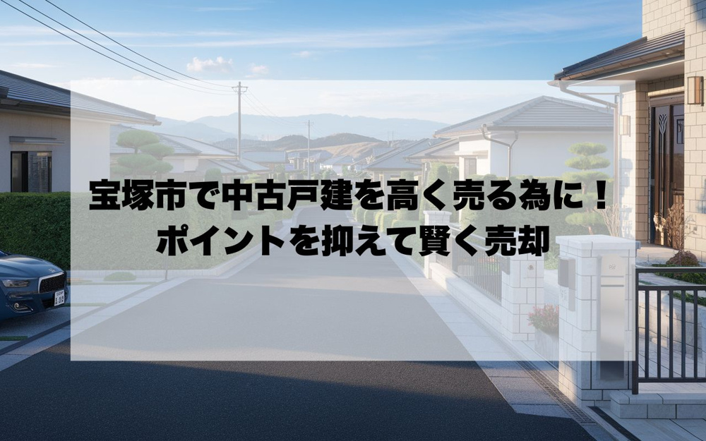宝塚市で中古戸建を高く売る為に！相場や査定のポイントを抑えて賢く売却の画像