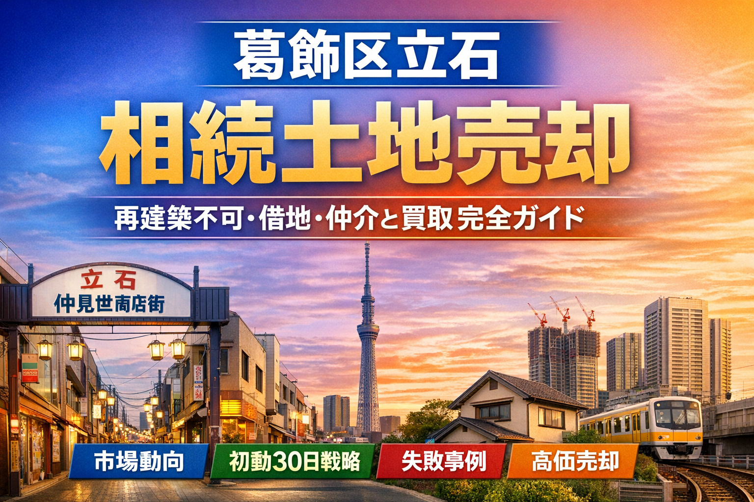 【2026年最新版】葛飾区立石で相続土地を売却する完全ガイド 借地・再建築不可・買取まで徹底解説｜後悔しない初動30日戦略の画像