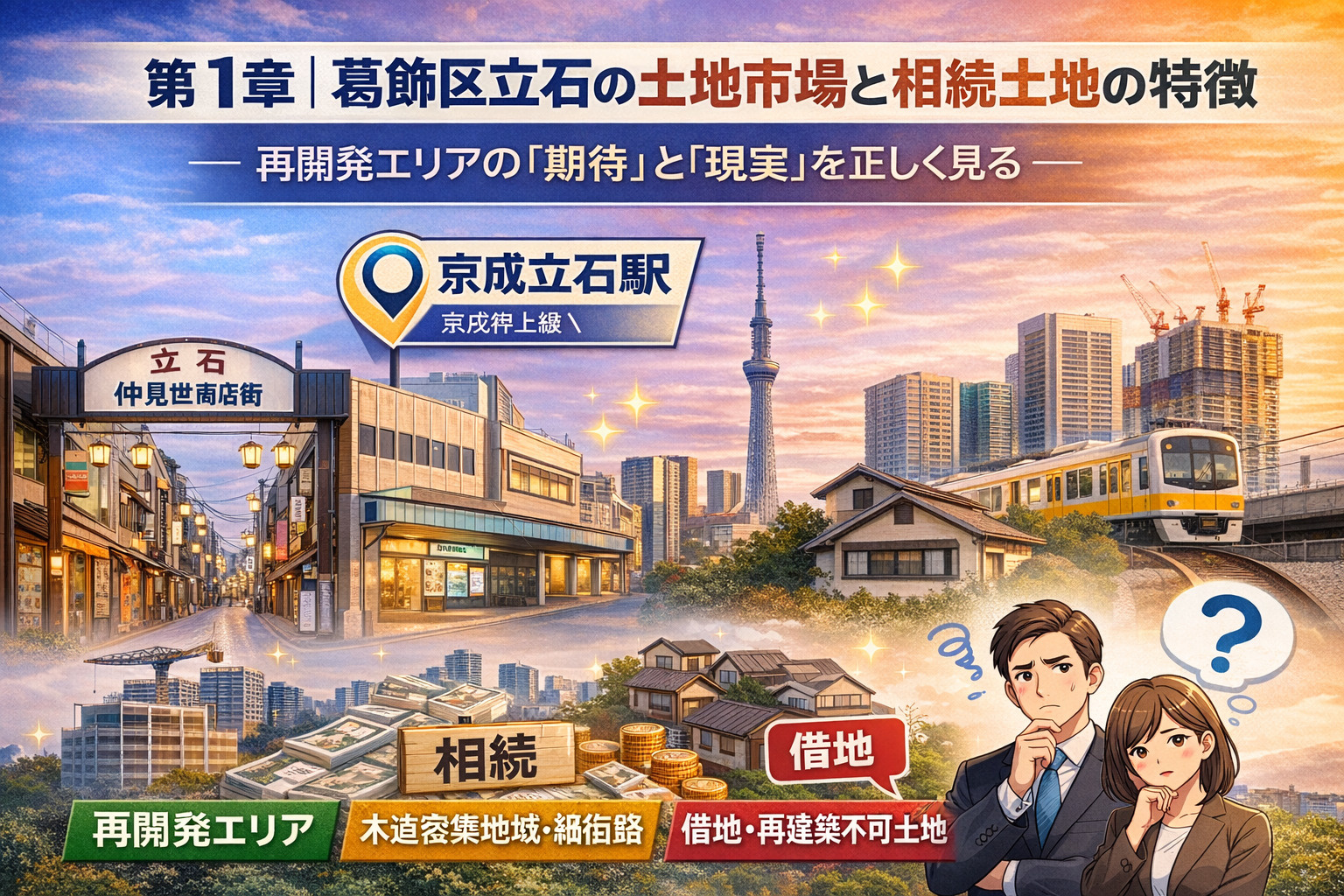 葛飾区立石の土地相場と市場動向イメージ