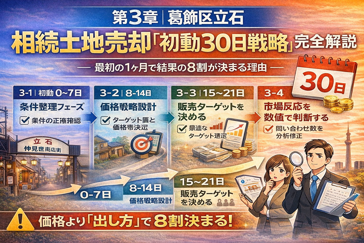 葛飾区立石の相続土地売却初動30日戦略解説