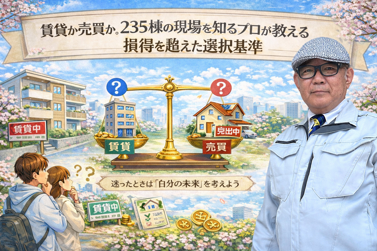 （2026年3月2日）賃貸か売買か。235棟の現場を知るプロが教える損得を超えた選択基準の画像