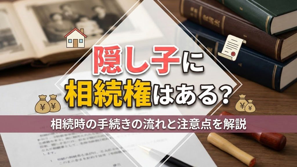 隠し子に相続権はある？相続時の手続きの流れと注意点を解説