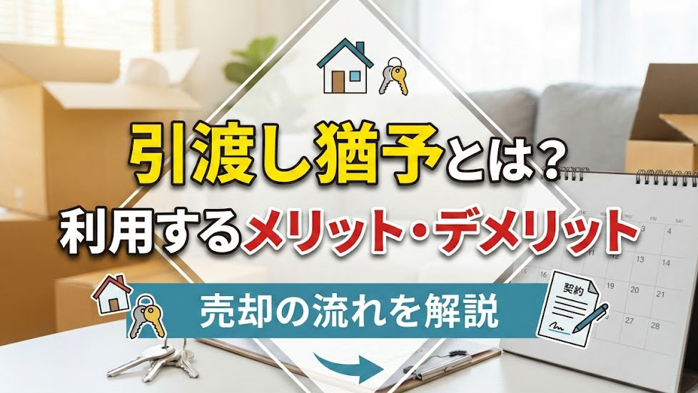 引渡し猶予とは？利用するメリット・デメリットと売却の流れを解説の画像