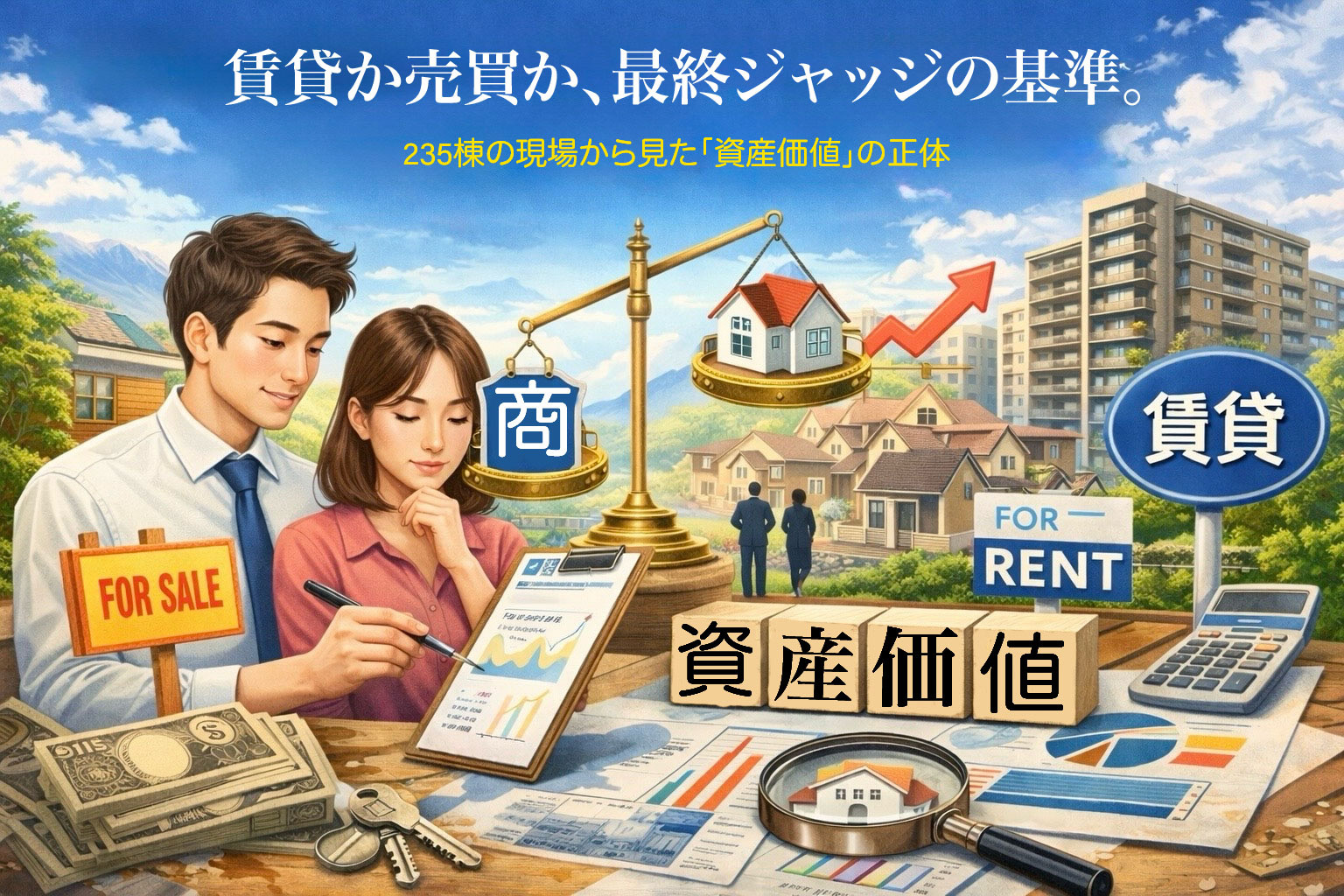 （2026年3月16日）賃貸か売買か、最終ジャッジの基準。235棟の現場から見た「資産価値」の正体の画像