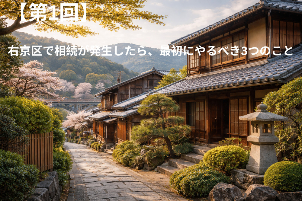 右京区で相続が発生したら、最初にやるべき3つのことの画像