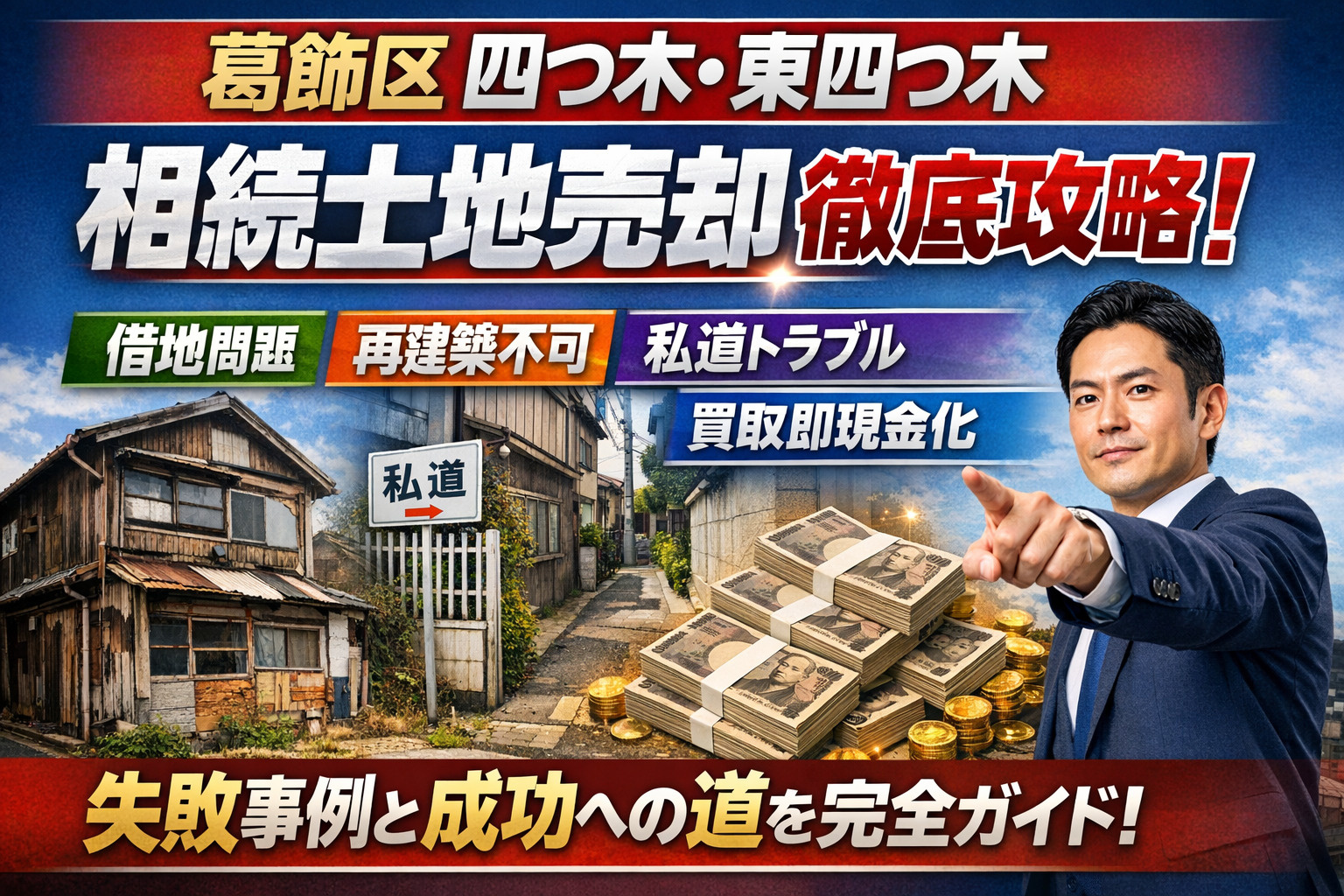 【保存版】葛飾区四つ木・東四つ木の相続不動産売却ガイド｜借地・買取まで徹底解説の画像