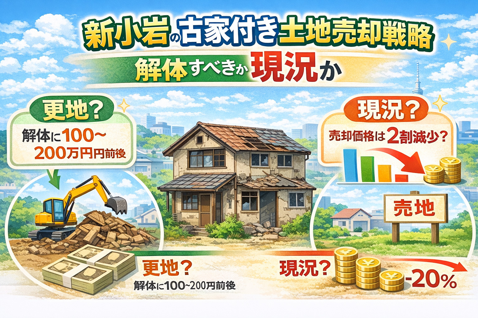 新小岩 古家付き土地 売却戦略 解体判断