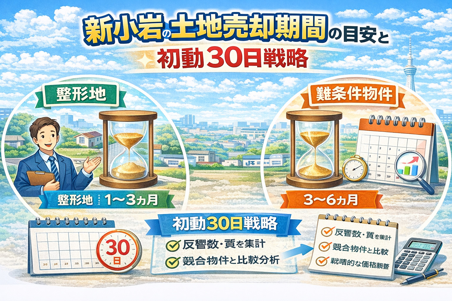 新小岩 土地売却期間 初動30日戦略