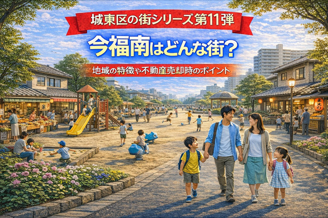 大阪市城東区今福南はどんな街？地域の特徴や相場不動産売却のポイントも解説の画像
