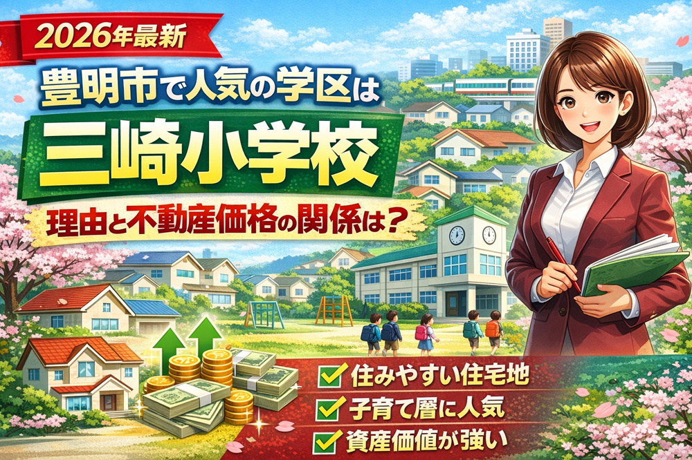 【2026年最新版】豊明市で人気の学区は三崎小学校？理由と不動産価格の関係を徹底解説の画像