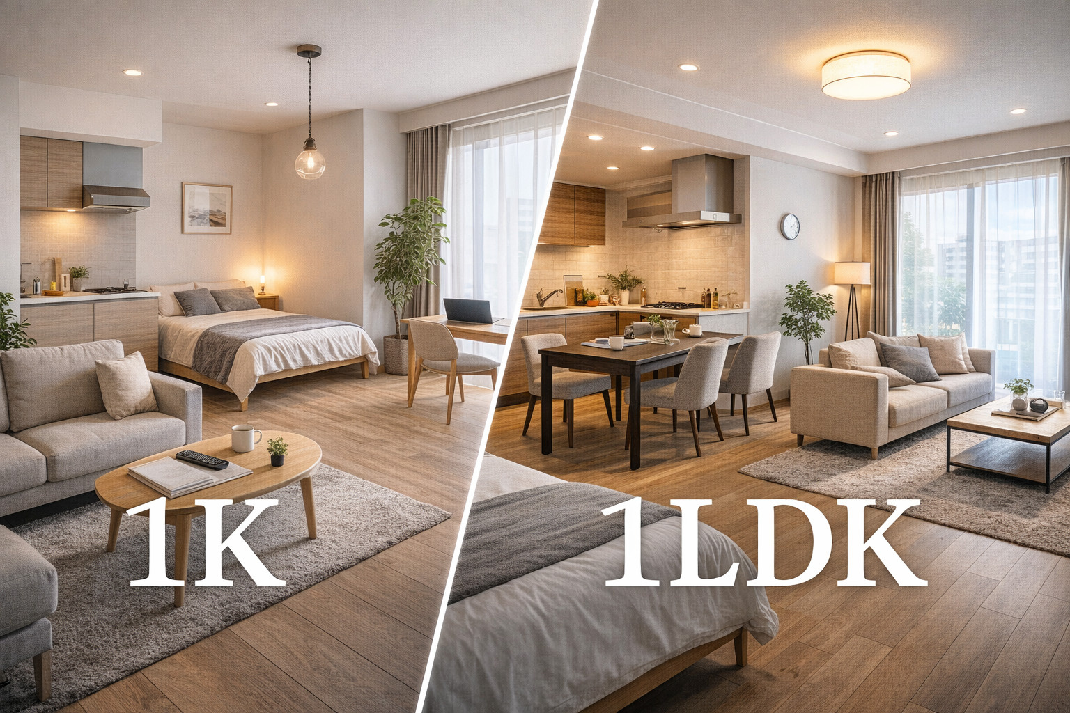 「1Kと1LDKどっちが正解?単身者のリアルな満足度比較」の画像