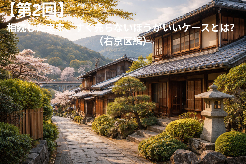 相続した実家、すぐ売らないほうがいいケースとは？（右京区編）の画像