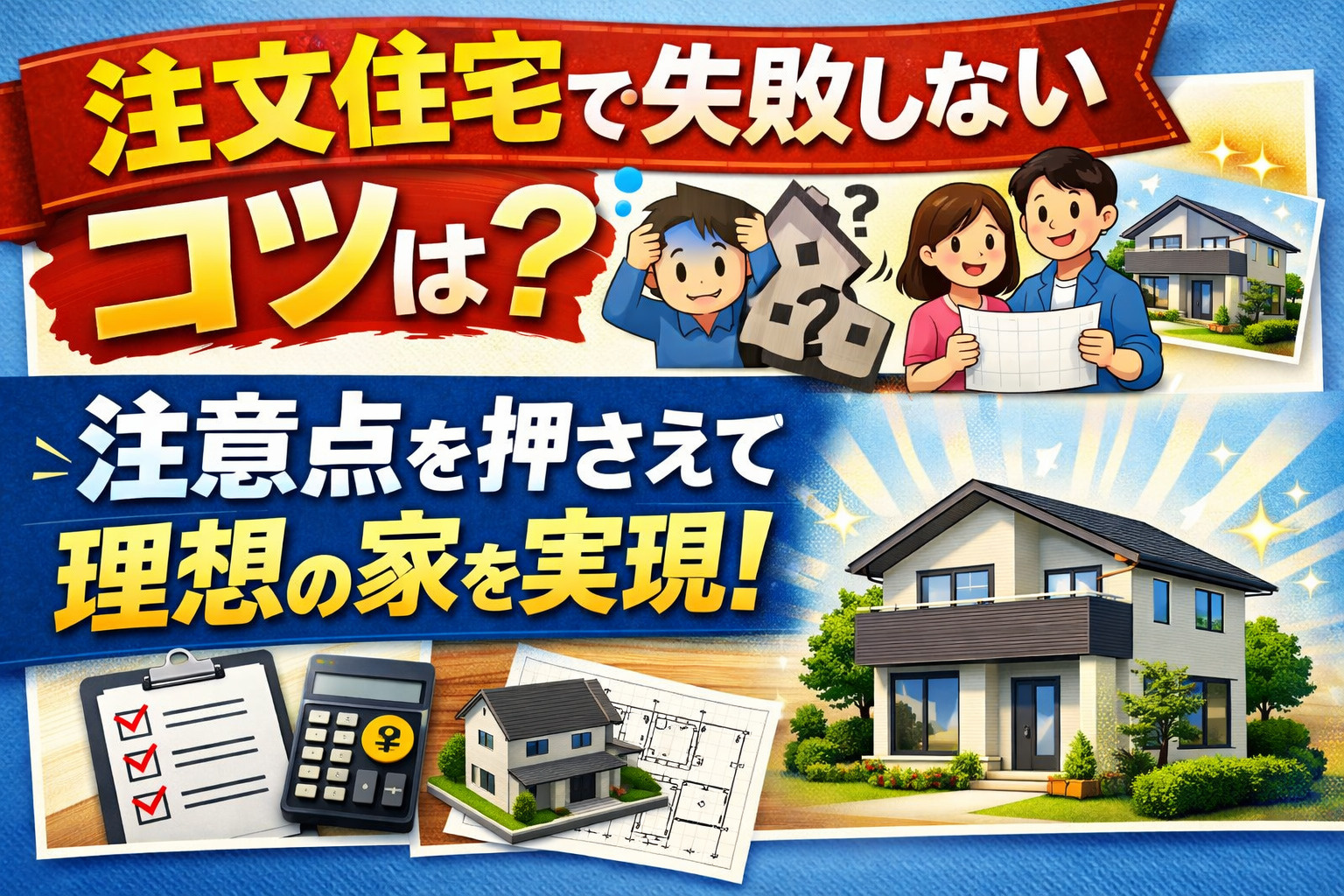 高槻市の注文住宅で失敗しないコツは？注意点を押さえて理想の家を実現の画像
