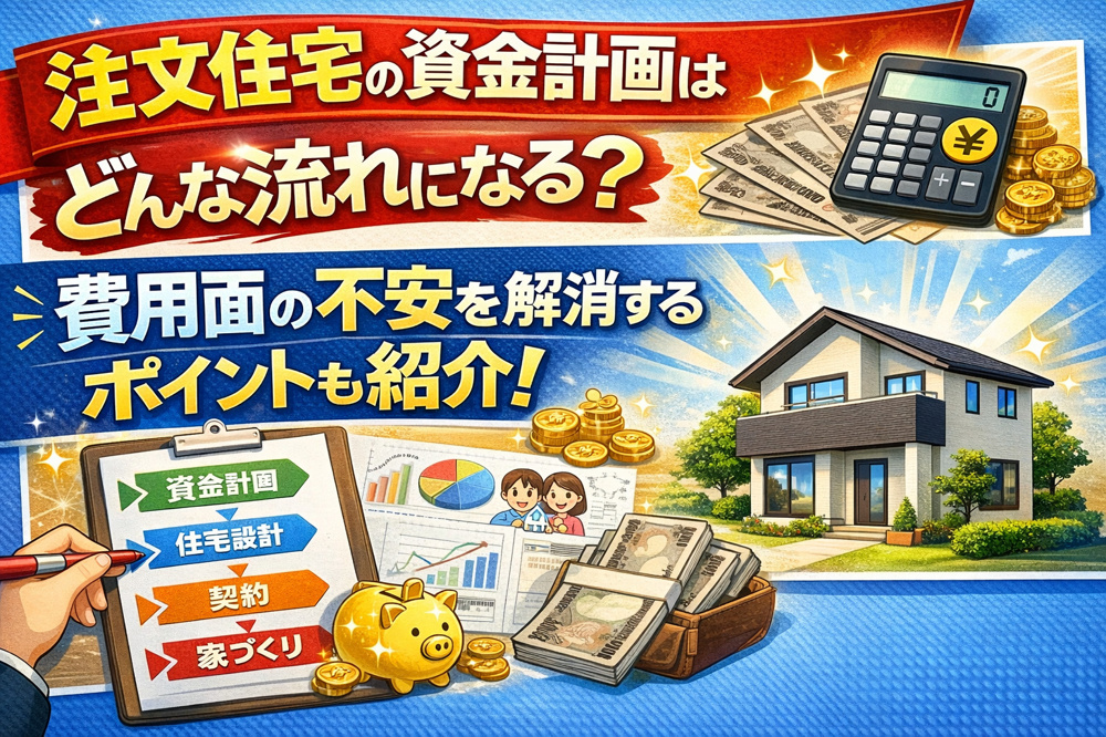 注文住宅の資金計画はどんな流れになる？費用面の不安を解消するポイントも紹介の画像