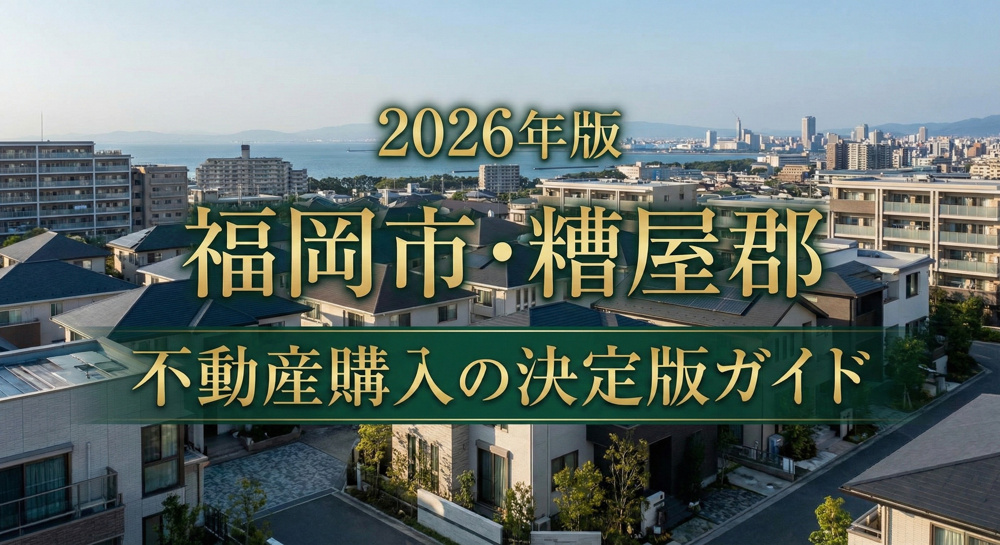 2026年福岡・糟屋郡不動産購入｜相場・金利・相続物件選びを解説の画像